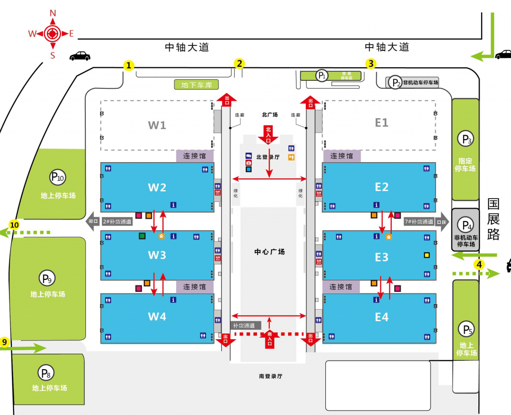 CFCE - Mapa da Feira - Pavilhões