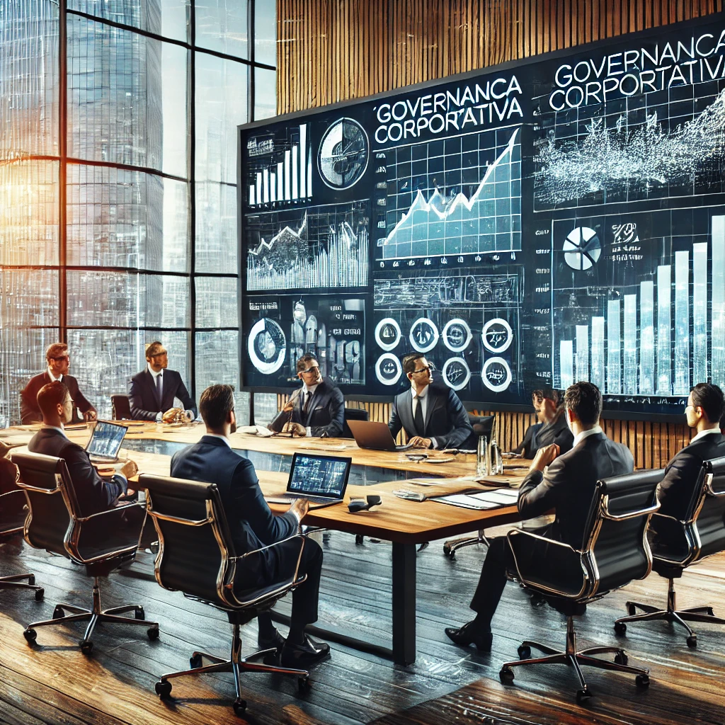 painel de dados indicando governança corportativa da MasterInt